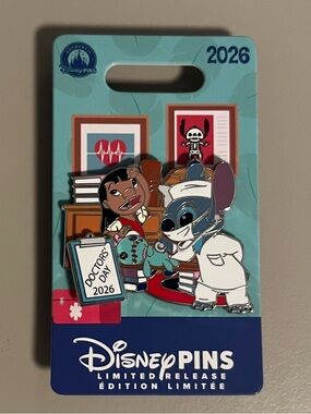 Disney Lilo & Stitch Single Enamel Pin Limited Release Doctors' Day 2026
